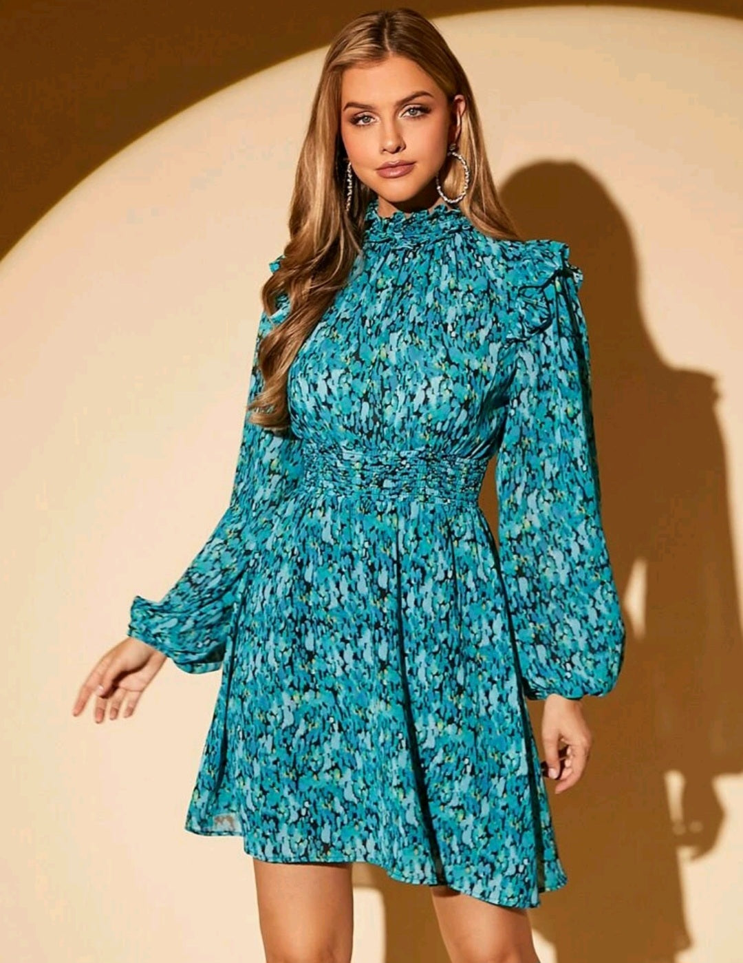 Niagara Falls Ruffle Dress