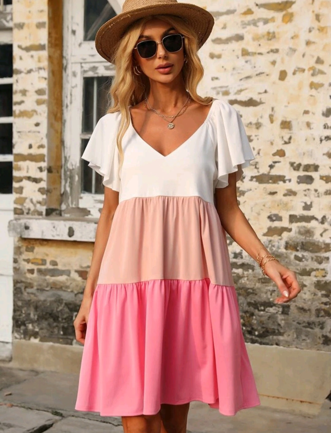 Sunset Bay Babydoll Dress