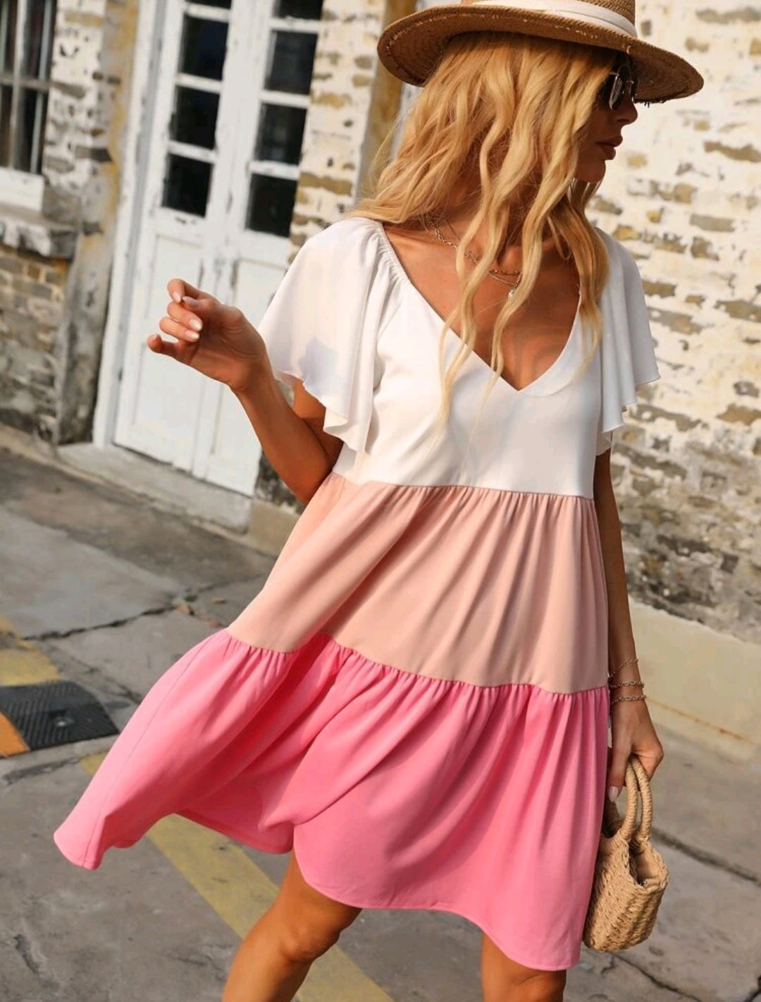Sunset Bay Babydoll Dress