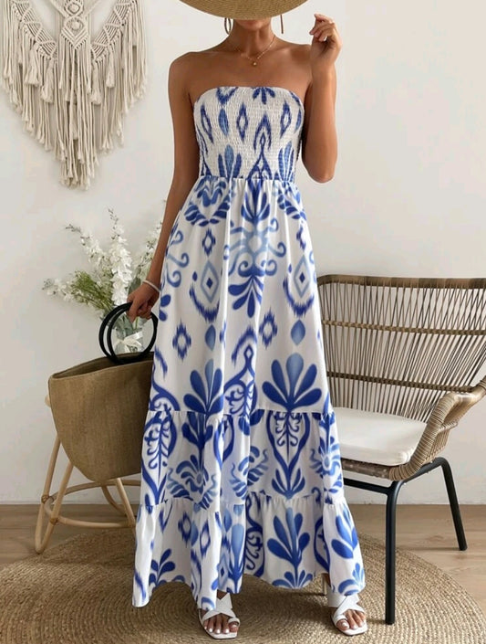 Cassia Ruffle Dress