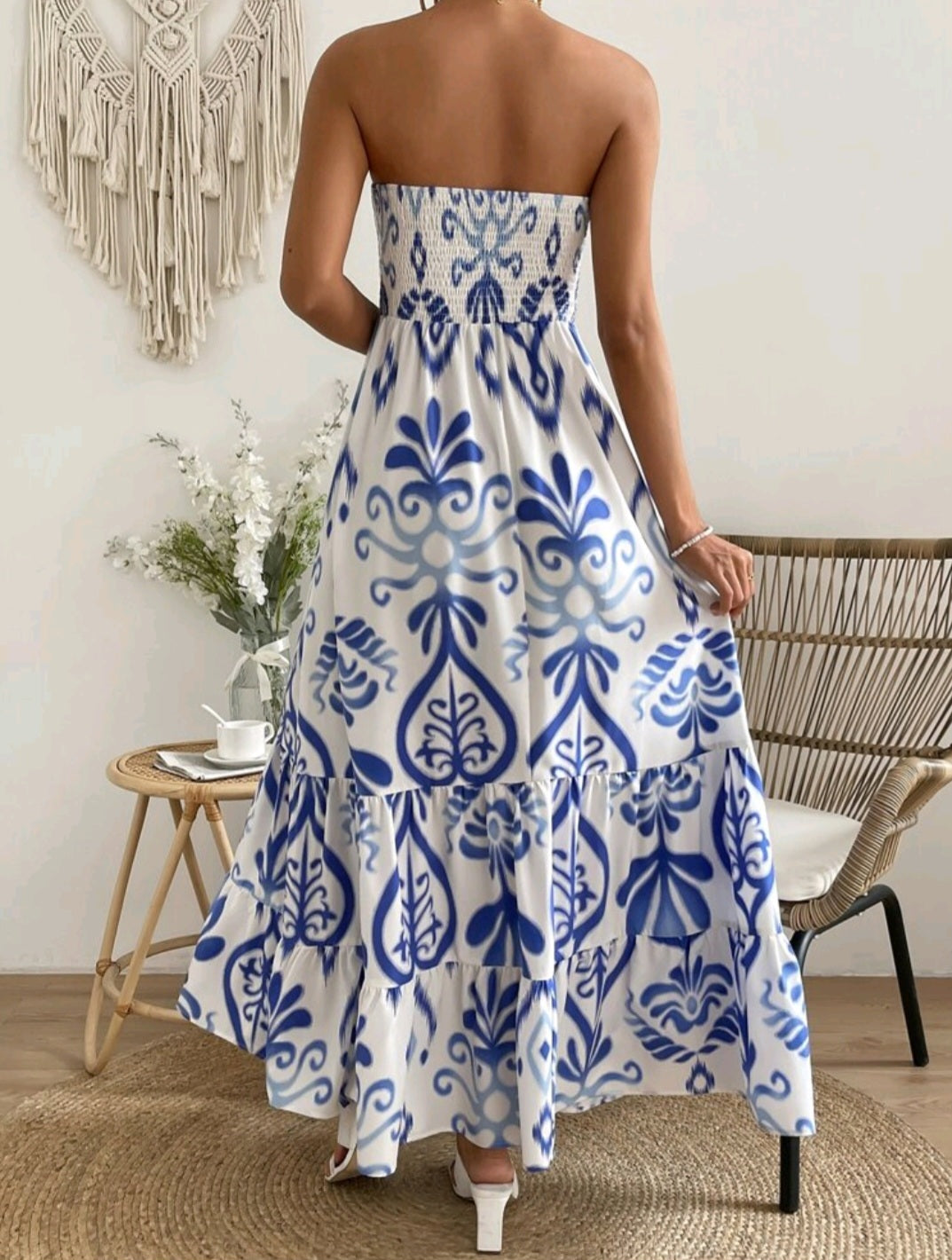 Cassia Ruffle Dress