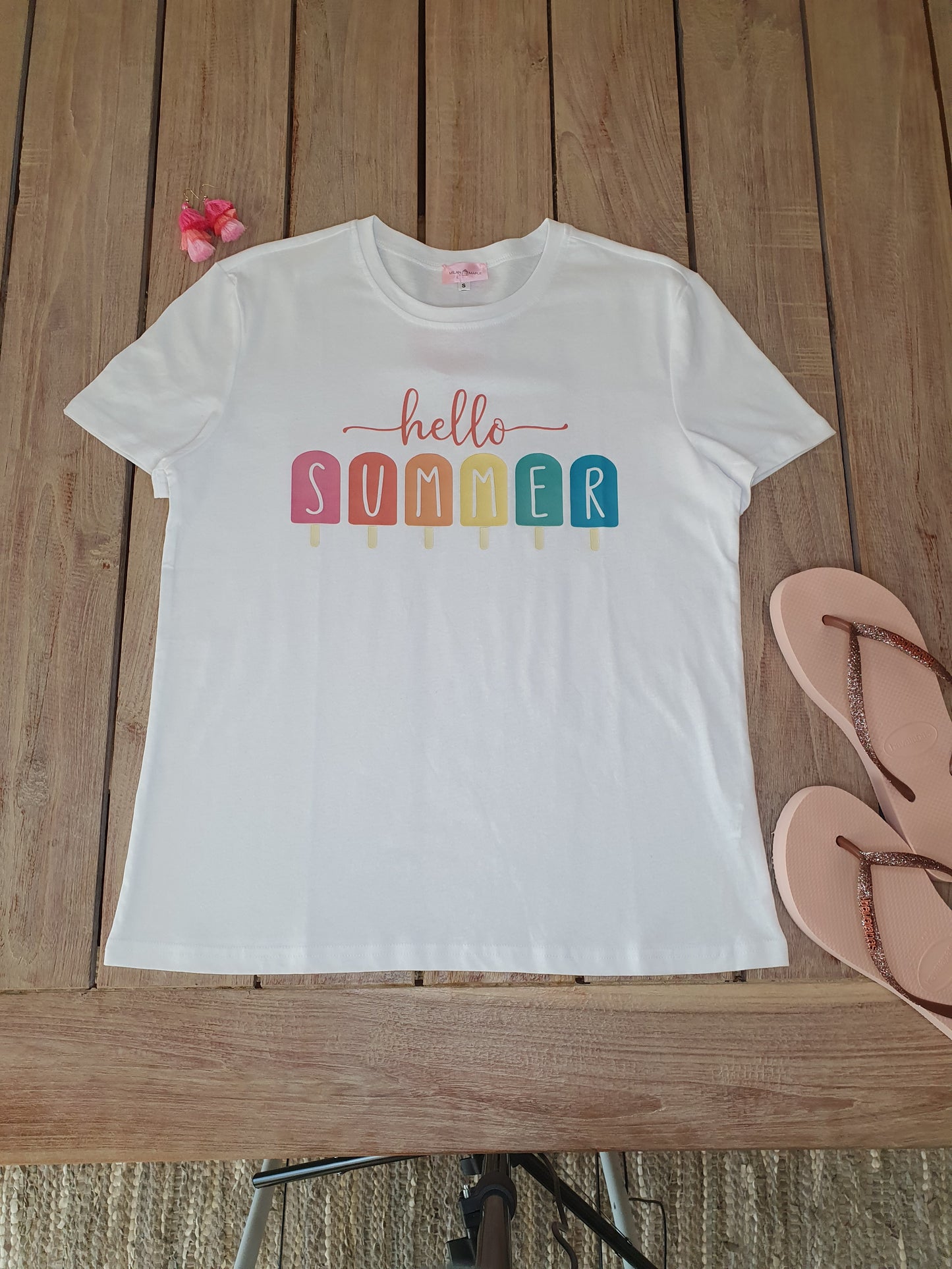 Hello Summer Cotton T-Shirt