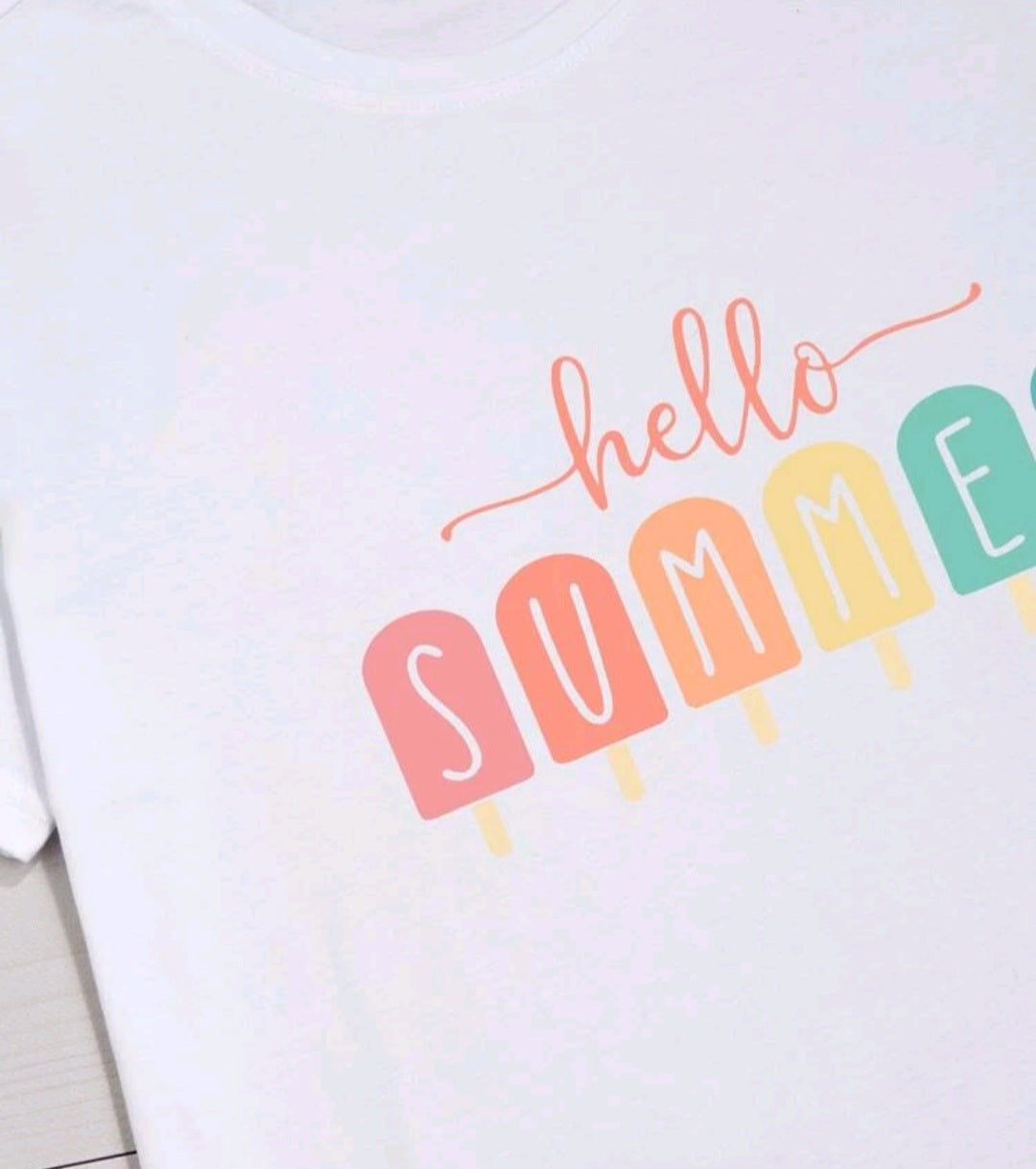Hello Summer Cotton T-Shirt