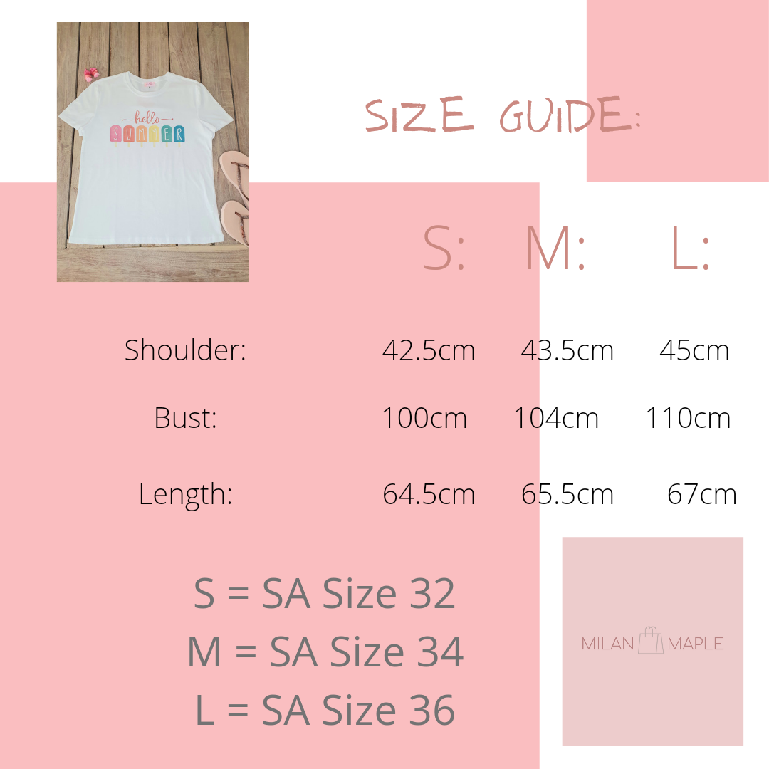 Hello Summer Cotton T-Shirt