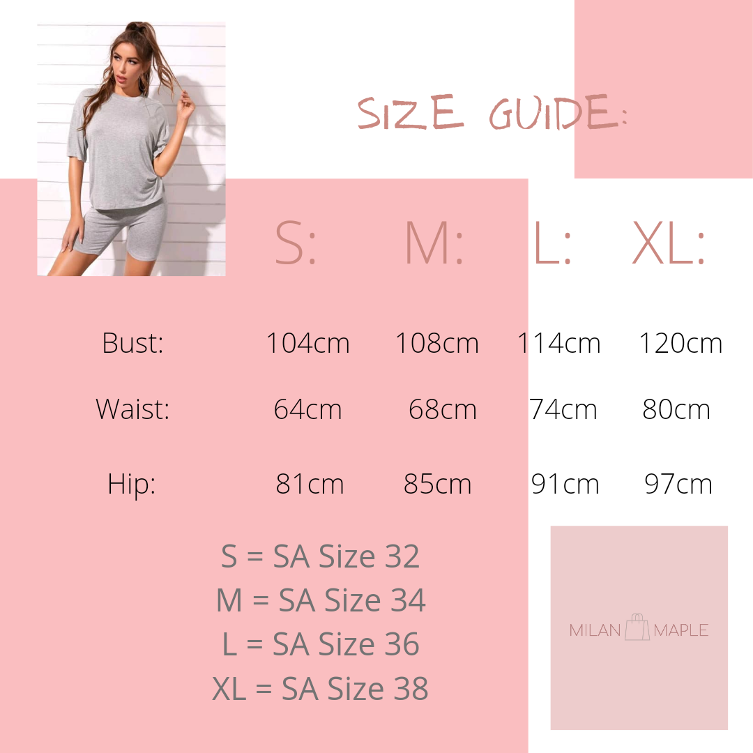 Grey T-Shirt and Biker Short Set