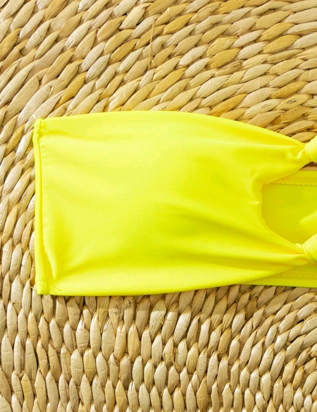 Yellow Knot Bikini