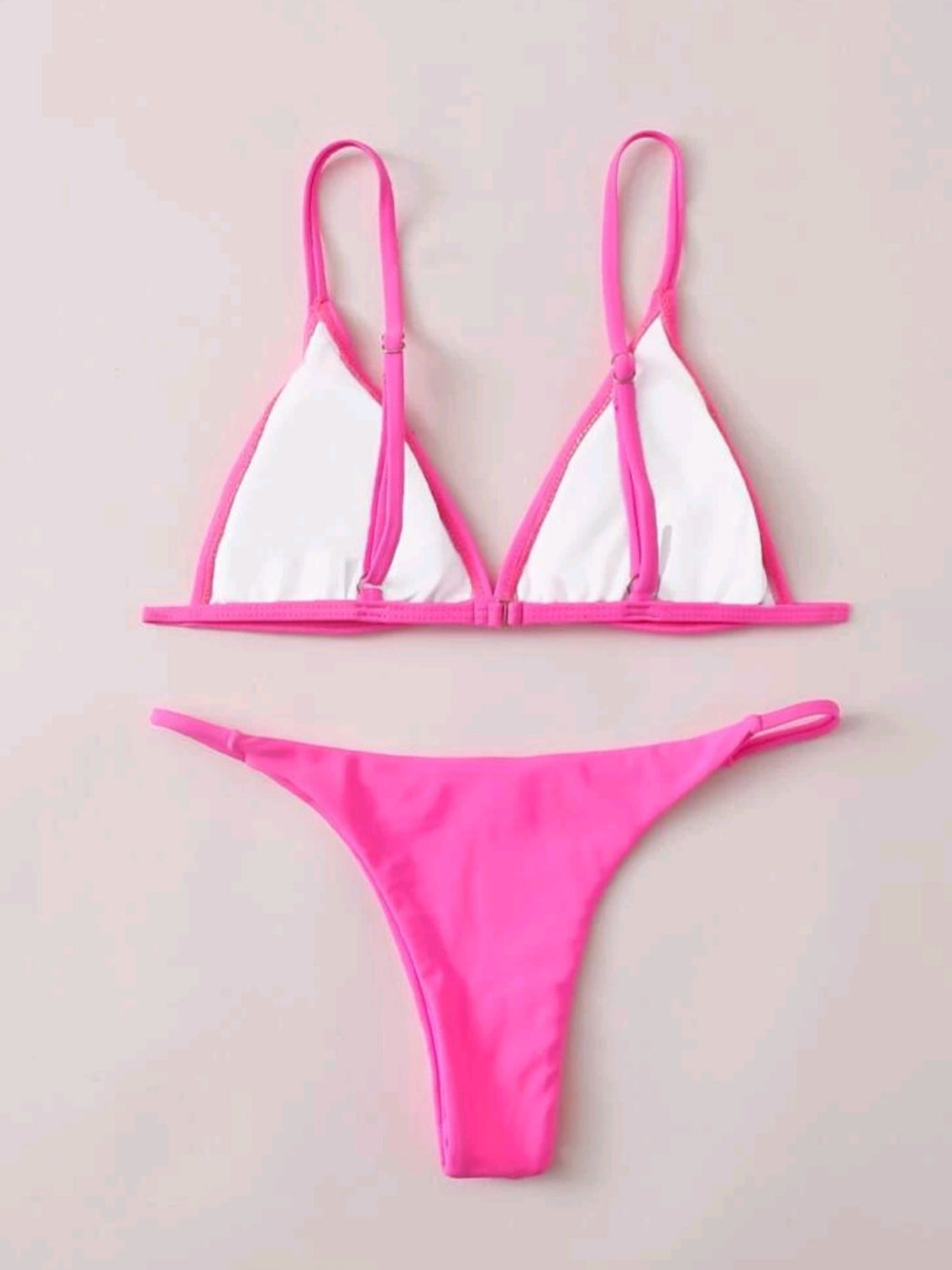 Neon Pink Bikini Set