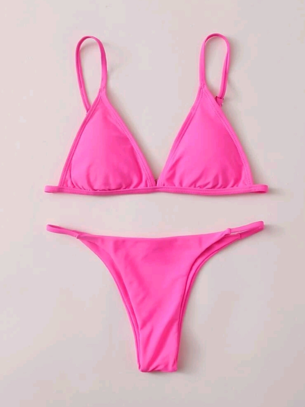 Neon Pink Bikini Set